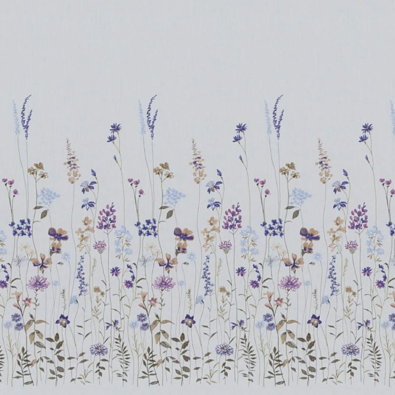 色とりどりの草花が立ち並ぶおしゃれな刺繍ボイルレースカーテン フィール（L-1296）｜カーテン通販専門店インズ｜カーテン専門のインテリアショップ