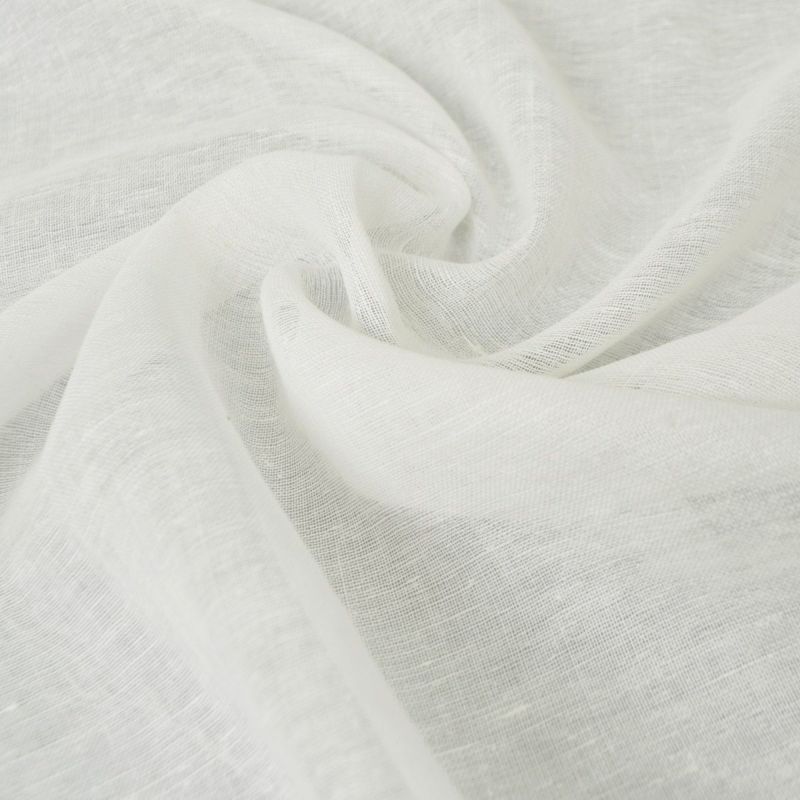 set》リネン100%ドレープカーテン＆レースカーテンセット（D