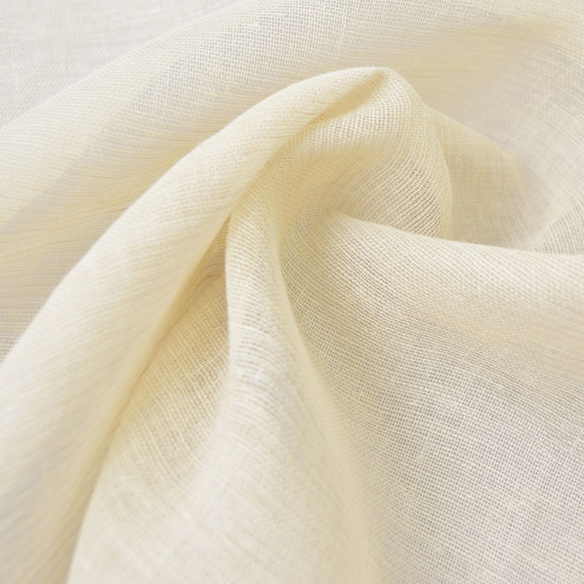 set》リネン100%ドレープカーテン＆レースカーテンセット（D-1190set