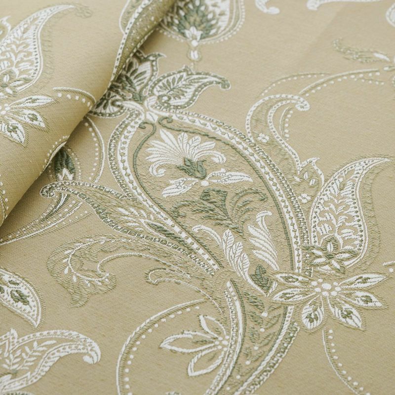 ペイズリー文様を緻密に織り上げたカーテン ハリエット（D-8003） 生地