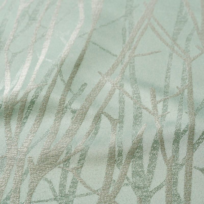 和にも洋にも合うモダンな小枝柄のジャガード織カーテン ヒョウカ（D