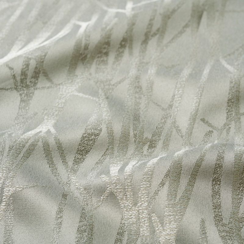 和にも洋にも合うモダンな小枝柄のジャガード織カーテン ヒョウカ（D